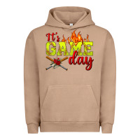 Pigment Burro It's Game Day Softball Urban Hoodie - BundleAndBundleShop
