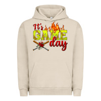 Pigment French Oak It's Game Day Softball Urban Hoodie - BundleAndBundleShop