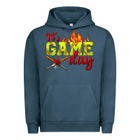 Pigment Midnight Navy It's Game Day Softball Urban Hoodie - BundleAndBundleShop