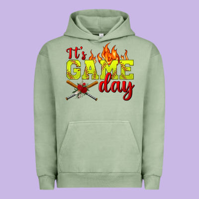 It's Game Day Softball Urban Hoodie Designed By Bundleandbundleshop
