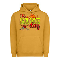 Pigment Peanut Butter It's Game Day Softball Urban Hoodie - BundleAndBundleShop