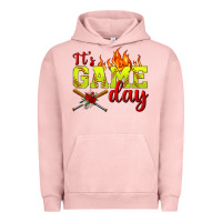 Pigment Salmon It's Game Day Softball Urban Hoodie - BundleAndBundleShop