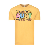 Vintage Mustard being an aunt makes my life complete Vintage Tee - MaliasSmallBusiness