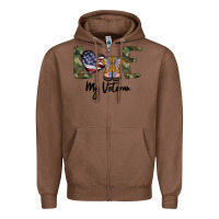 Chestnut My Veteran Zipper Hoodie - Bettercallsaul