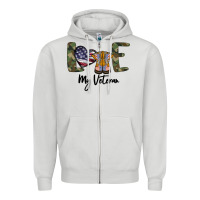Dove Grey My Veteran Zipper Hoodie - Bettercallsaul