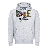Heather Grey My Veteran Zipper Hoodie - Bettercallsaul