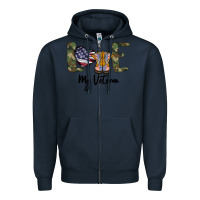 Navy My Veteran Zipper Hoodie - Bettercallsaul