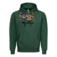 Sports Green My Veteran Zipper Hoodie - Bettercallsaul