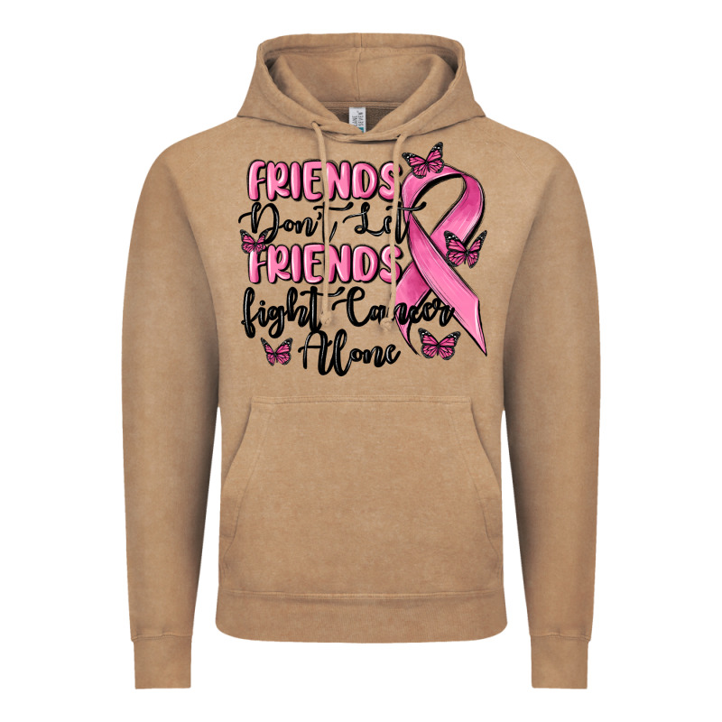 Friends Dont Let Friends Fight Cancer Alone Vintage Hoodie by MaliasSmallBusiness | Teevron