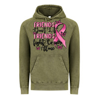 Vintage Olive friends dont let friends fight cancer alone Vintage Hoodie - MaliasSmallBusiness