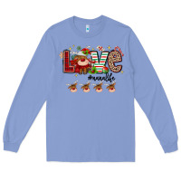 Colony Blue love christmas Long Sleeve Tee - MaliasSmallBusiness