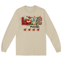 Mushroom love christmas Long Sleeve Tee - MaliasSmallBusiness