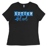 Black autism dad Ladies Tee - AdoDesignShop