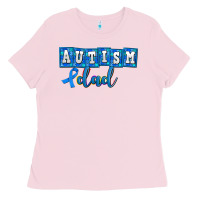 Bubblegum Pink autism dad Ladies Tee - AdoDesignShop