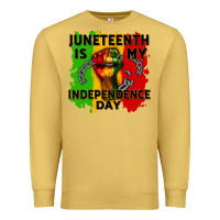 Antique Gold juneteenth is my independence day cowgirl Premium Sweatshirt - CowGirlArtShop