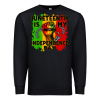 Black juneteenth is my independence day cowgirl Premium Sweatshirt - CowGirlArtShop