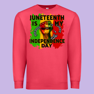 Juneteenth Is My Independence Day Cowgirl Premium Sweatshirt Designed By Cowgirlartshop