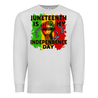 Dove Grey juneteenth is my independence day cowgirl Premium Sweatshirt - CowGirlArtShop