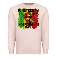 Pale Pink juneteenth is my independence day cowgirl Premium Sweatshirt - CowGirlArtShop