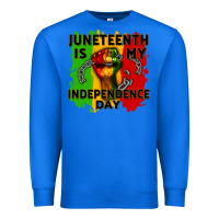 True Royal juneteenth is my independence day cowgirl Premium Sweatshirt - CowGirlArtShop