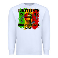White juneteenth is my independence day cowgirl Premium Sweatshirt - CowGirlArtShop