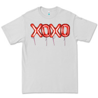 Dove Grey Valentine's Day Xoxo Balloon Premium Tee - Artiststas