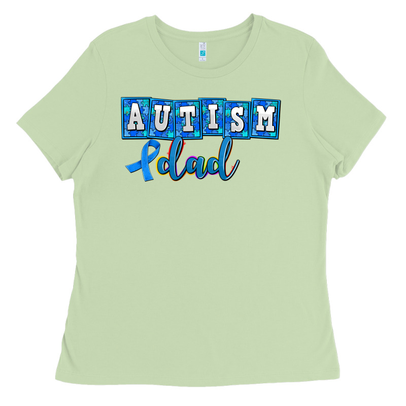 Autism Dad Ladies Tee by AdoDesignShop | Teevron