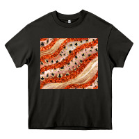 Asphalt orange glitter Heavy Core Tee - JahusDesignShop