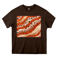 Orange Glitter Heavy Core Tee | Teevron