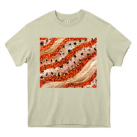 Mossy orange glitter Heavy Core Tee - JahusDesignShop