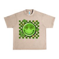 French Oak checkered st. patrick's day Urban Heavy Tee - MaliasSmallBusiness
