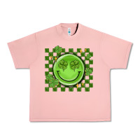 Salmon checkered st. patrick's day Urban Heavy Tee - MaliasSmallBusiness