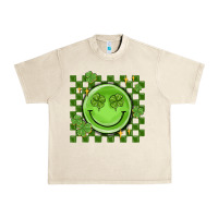 Sandshell checkered st. patrick's day Urban Heavy Tee - MaliasSmallBusiness