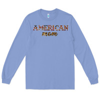 Colony Blue American mom Long Sleeve Tee - JahusDesignShop