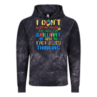Cloud Black dont speak much because im brilliant Vintage Hoodie - MaliasSmallBusiness