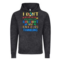 Vintage Black dont speak much because im brilliant Vintage Hoodie - MaliasSmallBusiness