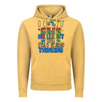 Vintage Mustard dont speak much because im brilliant Vintage Hoodie - MaliasSmallBusiness
