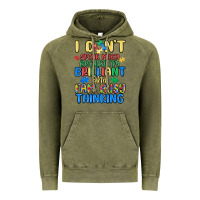 Vintage Olive dont speak much because im brilliant Vintage Hoodie - MaliasSmallBusiness