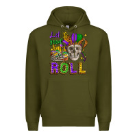 Army Green let the good times roll Premium Hoodie - CowGirlArtShop