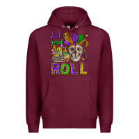 Burgundy let the good times roll Premium Hoodie - CowGirlArtShop