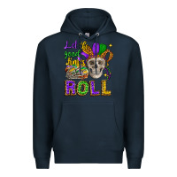 Navy let the good times roll Premium Hoodie - CowGirlArtShop