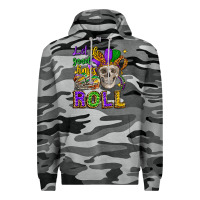 Slate Camo let the good times roll Premium Hoodie - CowGirlArtShop