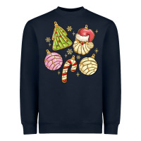 Navy christmas conchas Heavyweight Sweatshirt - MaliasSmallBusiness