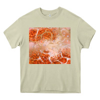 Mossy orange glitter Heavy Core Tee - JahusDesignShop