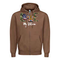 Chestnut My Veteran Zipper Hoodie - Bettercallsaul