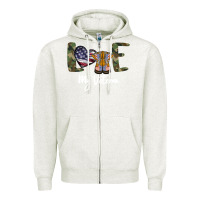 Oatmeal Heather My Veteran Zipper Hoodie - Bettercallsaul