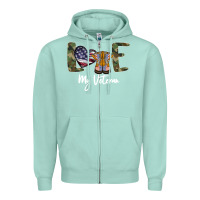 Seafoam My Veteran Zipper Hoodie - Bettercallsaul