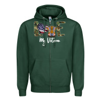 Sports Green My Veteran Zipper Hoodie - Bettercallsaul