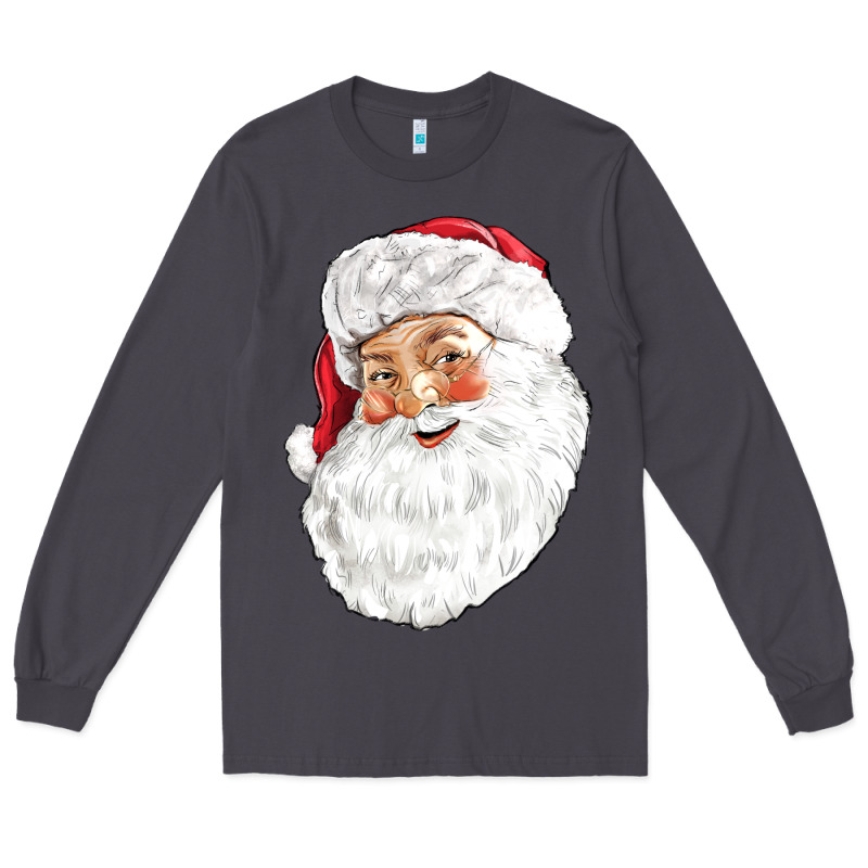 Santa Long Sleeve Tee by NancyCooperArtShop | Teevron