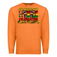 Carrot juneteenth celebrating black freedom Premium Sweatshirt - CowGirlArtShop